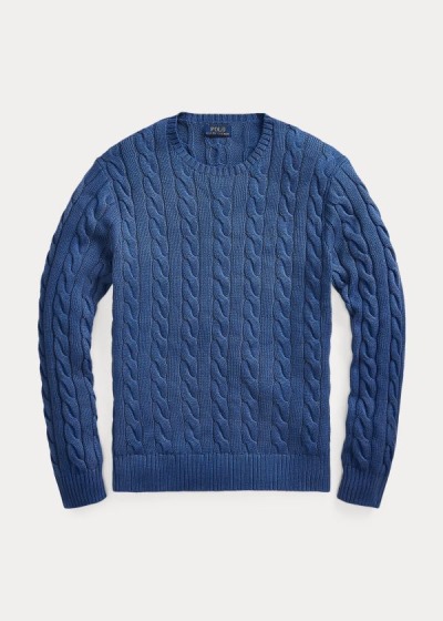 Men's Polo Ralph Lauren Cable-Knit Cotton Sweater | 768149IEM